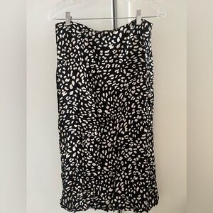 Leapord midi skirt